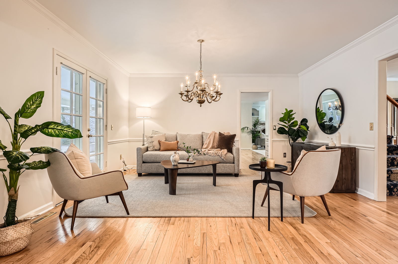 Photographed bedroom